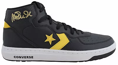Lakers Magic Johnson Authentic Signed Right Black Converse Weapon Shoe BAS Wit • $679.36