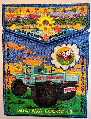 Oa Wiatava 13 Bsa Orange County 2023 Jamboree 1953 2-patch Contingent 100 Made!! • $87.99