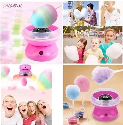 Cotton Candy Floss Machine Maker Carnival Professional Home Sugar Kids Party DIY • £17.89