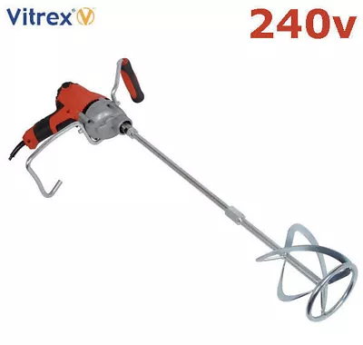 £69.95 • Buy NEW Vitrex 850w 240v Variable Speed Plaster Plastering Paint Paddle Mixer 