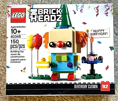 LEGO BRICKHEADZ Birthday Clown 40348-Retired Item-Brand New-Fast Shipping!! • $17.99