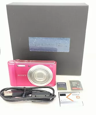 Sony Cyber-shot DSC-W810 20.1MP Digital Camera - Pink From Japan #2465 • $139.99