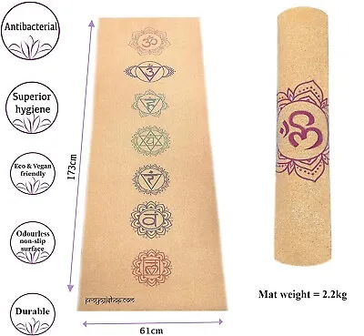 Yoga Mat- Antibacterial Durable Non Slip & Odourless . Carry Strap Included • £24