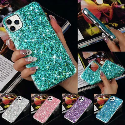 Xmas Bling Glitter Phone Case For IPhone 14 13 12 11 Pro Max XR 7 8 Soft Cover • $12.34