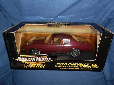 1970 Chevelle SS    10 Fastest    Ertl 1/18 American Muscle • $55