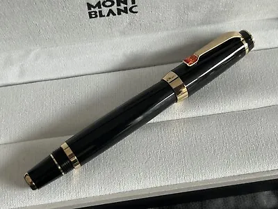 Montblanc Boheme Black/Gold Resin Ballpoint Pen Signature • $129.99