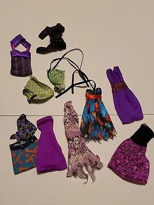 Monster High Dolls Create A Monster Clothing Lot Goth Clothes 5 Dresses Plus Mor • $30