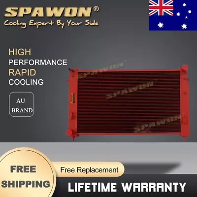 3Row SPAWON Red Radiator For Holden Commodore VT VX VU 5.7L V8 8cyl LS1 99-02 MT • $199.99