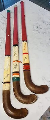 Lot 3 Vintage Field Hockey Sticks The Bully Grays Of Cambridge  37  Cran Barry B • $39.99