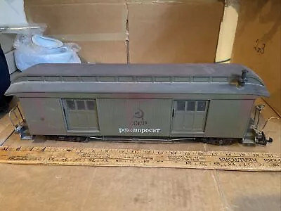 Bachmann G Scale Repainted Green Baggage Car; Represent Soviet Trains • $59.39