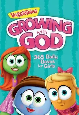 Growing With God: 365 Daily Devos For Girls [VeggieTales] By VeggieTales  Hardc • $4.75