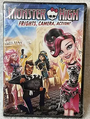 Monster High Frights Camera Action DVD New Clawdeen Wolf Draculaura Cleo De Nile • $8.99