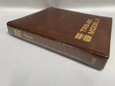 $57.95 • Buy Radio Shack TRS-80 II Computer PAYROLL 8  Disk System Software & Manual (A10) 
