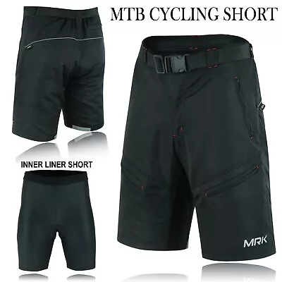 MTB Cycling Short Off Road Downhill Bike Riding Cycle Inner Liner Shorts For Men • $29.99