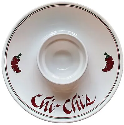 1993 Chi-chi's Mexican Restaurant Ware Chip And Dip Nesting Bowl Set Clay Design • $249.99