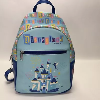 HTF Rare Disneyland Sleeping Beauty Castle Mini Backpack Anniversary USED ONCE • $199