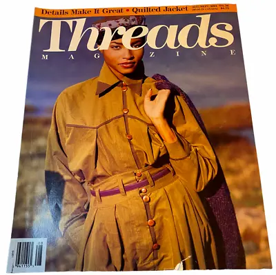 THREADS MAGAZINE May 1994 Jewelry Making Designing Quilts Knitting With Wire • $12.98