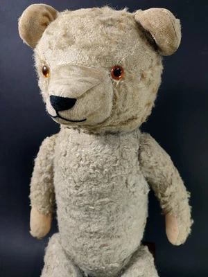 £116.81 • Buy ANTIQUE GROWLING Teddy Bear. Wood Wool Stuffing Toy. 60 Cm | 23.5 In. 1940 +