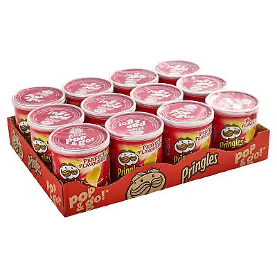 £12.99 • Buy Pringles Pop & Go Travel Box  12 X 40g Original Flavour 