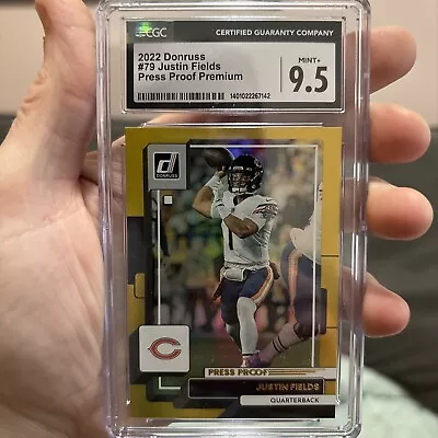 Justin Fields 2022 Donruss Press Proof Premium Mint Plus • $25