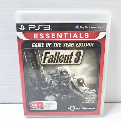 Fallout 3 Game Of The Year Edition - Sony PlayStation 3 PS3 Game PAL • $18.90