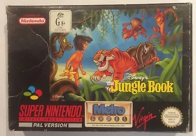 THE JUNGLE BOOK - Box ONLY.. For Snes Game.. • $34.50