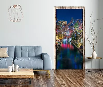 £84.77 • Buy 3D Nightscape A340 Door Wall Mural Photo Wall Sticker Decal Beth Sheridan Sinsin