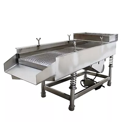 7mm Stainless Steel Linear Vibrating Screen Single Layer 11.8 *29.5  110V • $573.40