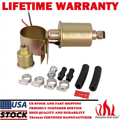 $20.59 • Buy 12V External Electric Fuel Pump Diesel Gasoline Universal 5-9 PSI 30 GPH Trucks