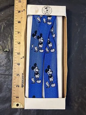Vintage Mickey And Co Blue Suspenders  • $12.99