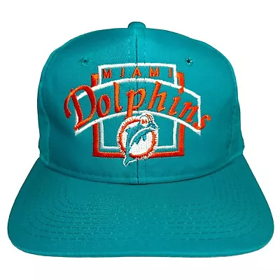 Vintage Miami Dolphins Drew Pearson Twill Snapback Hat Cap Youngan Snap NFL • $45