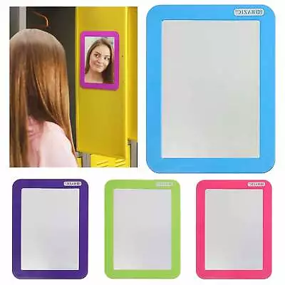 2 Pc Magnetic Mirror For School & Gym Locker Refrigerator Office Cabinet Toolbox • $7.71