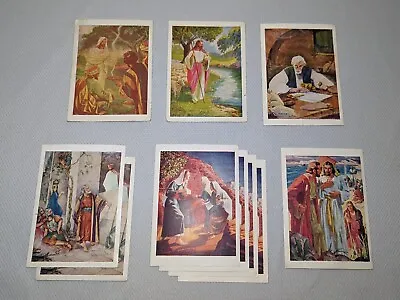 Vintage 1948-1949 David C. Cook Bible Picture Cards; Lot Of 10 Cards 6 Unique • $32
