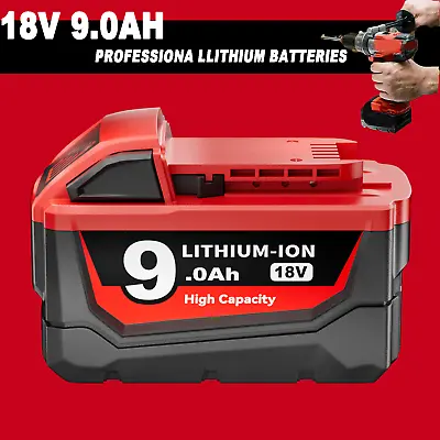 Pack NEW 9.0Ah For Milwaukee M18 18V XC 9.0 Extended Capacity Battery 48-11-1880 • $39.92