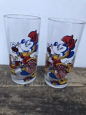 2 Transfer Printed Vintage Minnie Mouse Glasses Disney  • £9.99