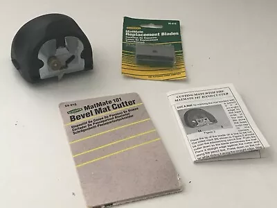 MateMate101 Bevel Mat Cutter10 Blades 8 Page Instructions Slightly Used • $22