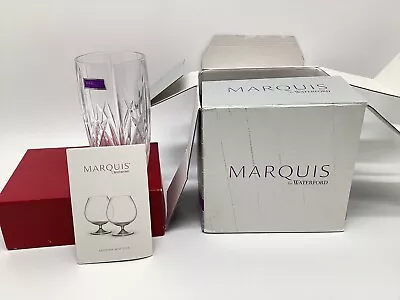 $55.79 • Buy Waterford Marquis BROOKSIDE HiBall Water Wine Iced Beverage Sets Of 4 Box New