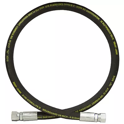 3/8  X 24  JIC 6F Swivel SAE 100R16 Hydraulic Hose 5000 PSI  930-2224 • $11