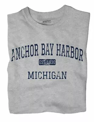 Anchor Bay Harbor Michigan MI T-Shirt EST • $18.99