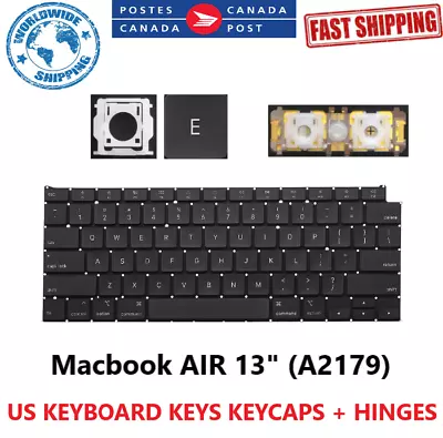 New US Keyboard Keys Keycaps Clips Hinges For Macbook Air 13  A2179 • $3.60