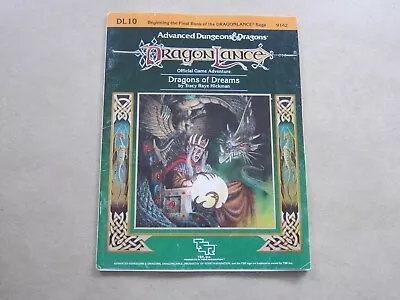 AD&D TSR DragonLance DL10 DRAGONS OF DREAMS Advanced Dungeons & Dragons 9142 • $19.99