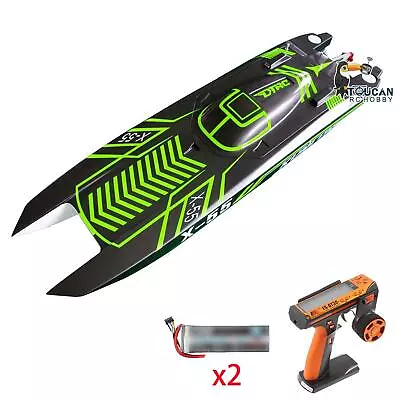 DTRC X55 Waterproof RC High Speed Racing Boats 130km/h Remote Control Boat Model • $1372.55