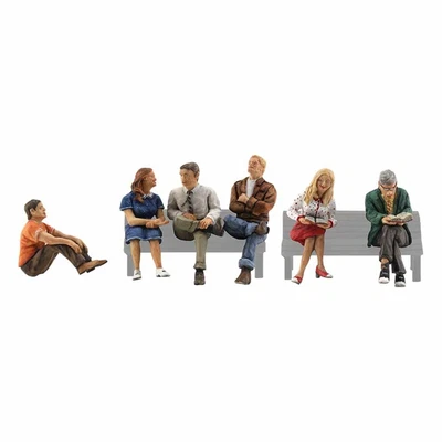 £13.50 • Buy Woodland Scenics A1829 People Sitting HO OO Gauge Figures Landscaping