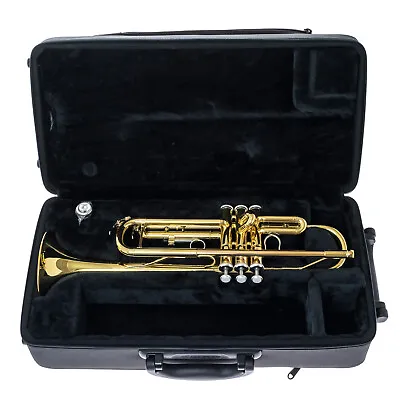 Brand New YAMAHA Trumpet - YTR 3335 In GOLD LACQUER - SHIPS FREE WORLDWIDE • £715.80