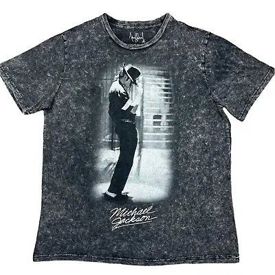 Michael Jackson King Of Pop Singer Concert Tour Style Acid Dyed Men’s T-shirt XL • $11.75