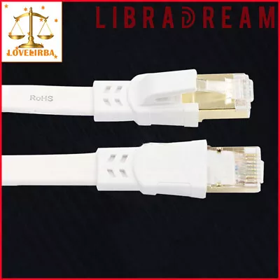 0.5M 1M 1.5M 2M 3M Ethernet Network Lan Cable CAT8 40Gbps/26AWG ECA2077 • $6.88