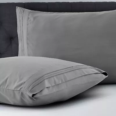 Pack Of 2 4 & 6 Pillow Cover Set Ultra Soft Microfiber Pillowcases Queen King • $23.99