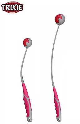 £9.99 • Buy Trixie Ball Catapult Dog Ball Thrower With Ball Outdoor Play Fetch Chase 2 Sizes