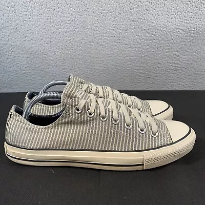 Converse Chuck Taylor All Star Mens 9 Shoes Striped Canvas Casual Sneaker • $22.49