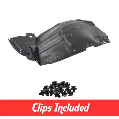 Driver Side Fender Liner W/ Clips For 2003-2004 Infiniti G35 Sedan IN1248102 • $34.64